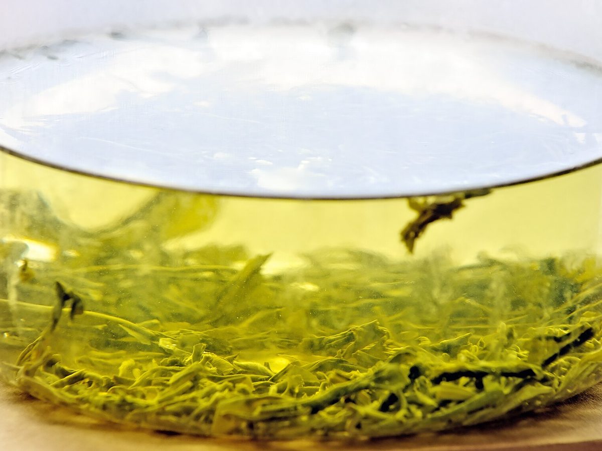 Huangshan Maofeng tea — loose leaves